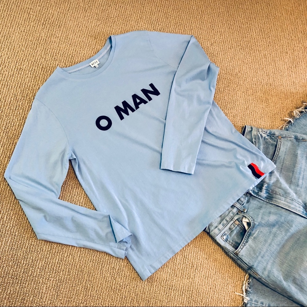 Kule modern long sleeve “O Man” tee Med.